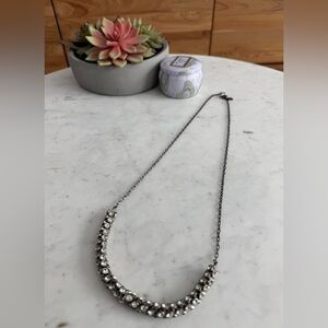 J.Crew Silver Statement Necklace